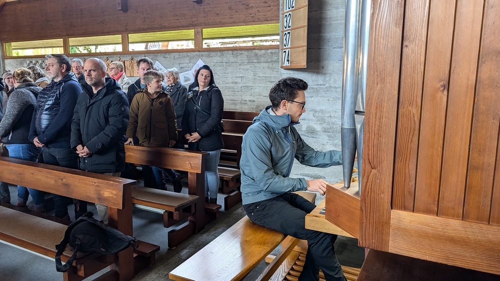 Martin Behringer bei der Einweihung der neuen Orgel